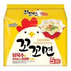 팔도 꼬꼬면 115g, 5개