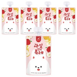 리틀스푼 과일인더퓨레, 혼합맛(사과/배/바나나), 5개, 100g