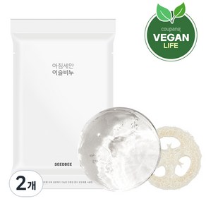 씨드비 아미나우 이슬 클렌징 비누, 100g, 2개