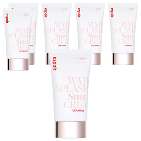 에스쁘아 워터 스플래쉬 세라마이드 선크림 SPF50+ PA++++, 60ml, 6개