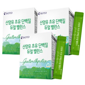 보뚜 산양유 초유 단백질 듀얼 밸런스 30p, 60g, 3개