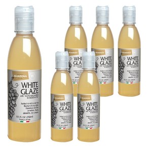 만토바 화이트 발사믹 글레이즈, 250ml, 6개