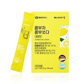 에버비키니 콤부차 콤부쏘다 레몬맛, 5g, 14개입, 1개