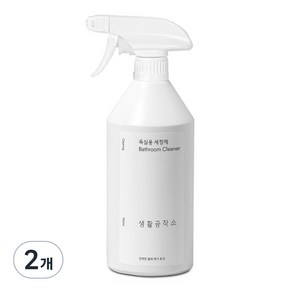 생활공작소 욕실용 세정제, 2개, 750ml