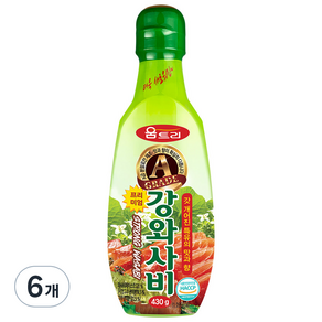 움트리 프리미엄 강와사비, 430g, 6개