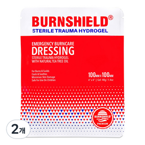 BURNSHIELD 하이드로겔 드레싱 재생밴드, 2개