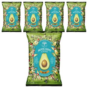 테몰 아보카도칩스 씨솔트맛, 5개, 40g