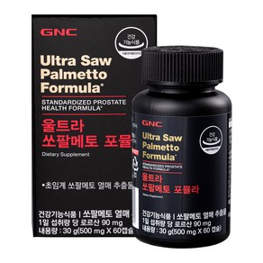 GNC 울트라 쏘팔메토 포뮬라, 60정, 1개