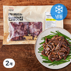 고급진 마늘듬뿍 양념갈매기살 2개입 (냉동), 600g, 2개