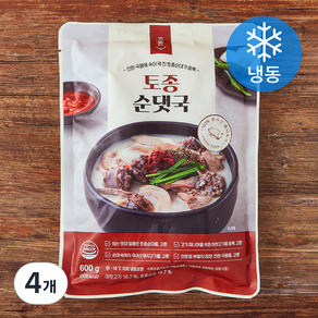 고른 토종 순댓국 (냉동), 600g, 4개