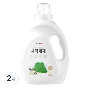 국대365 실내건조 고농축 퍼퓸 세탁세제, 1.5L, 2개