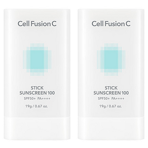 셀퓨전씨 썬스크린 100 스틱 SPF50+ PA++++, 19g, 2개