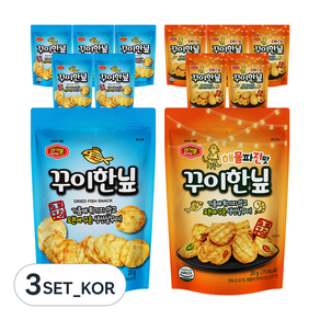 머거본 꾸이한닢 20g x 6p + 해물파전맛 꾸이한닢 20g x 6p 세트, 3세트