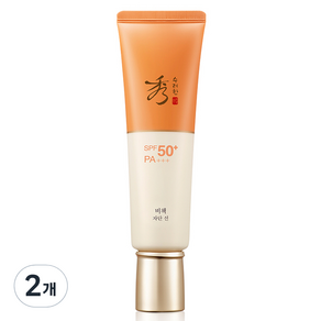 수려한 비책자단 선크림 SPF50+ PA+++, 50ml, 2개