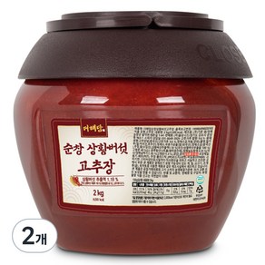 더해담 순창 상황버섯 고추장, 2kg, 2개