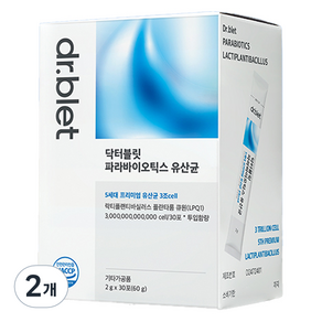 닥터블릿 파라바이오틱스 유산균 60g, 2개