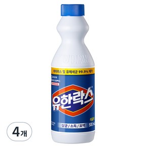 유한락스 레귤러, 500ml, 4개