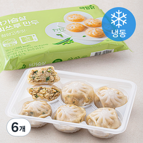 아임닭 닭가슴살 씨쓰루 만두 청양고추맛 (냉동), 180g, 6개