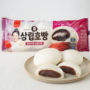 삼립 발효미종 정통단팥 호빵 4개입, 380g, 1개