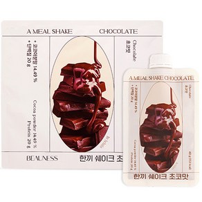 뷰니스 한끼 쉐이크 초코맛 파우치 5p, 200g, 1개