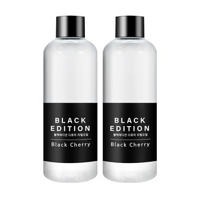 바이향 블랙에디션 디퓨저 리필 오일 2p, 블랙체리, 2개, 200ml, 블랙체리