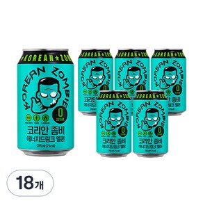 코리안 좀비 에너지드링크 멜론, 355ml, 18개