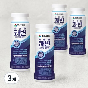 파스퇴르 속편한 쾌변 저지방 플레인 요구르트, 150ml, 4개입, 3개