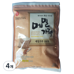 해가원 메밀가루, 1kg, 4개