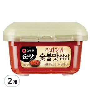 청정원순창 직화양념 숯불맛 쌈장, 300g, 2개