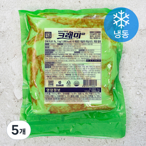 한성기업 크래미 F2 (냉동), 1kg, 5개