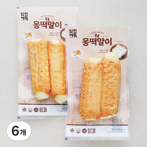 삼진어묵 몽떡말이 2개입, 6개, 280g