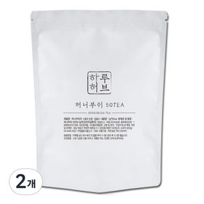 하루허브 허니부쉬차 대용량, 1g, 50개입, 2개