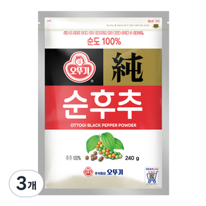 오뚜기 순후추, 240g, 3개