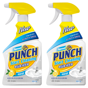 스피드 펀치 욕실용 세정제, 2개, 800ml