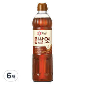 백설 조청 쌀엿, 1.2kg, 6개