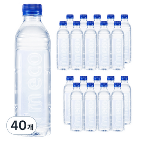 아임에코 가벼운샘 무라벨, 500ml, 40개