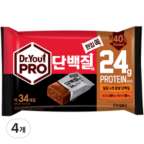 닥터유 프로 한입쏙 단백질바, 420g, 4개