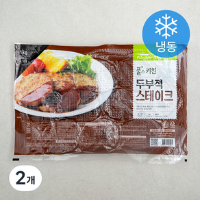 풀무원 풀스키친 두부적 스테이크 (냉동), 1kg, 2개