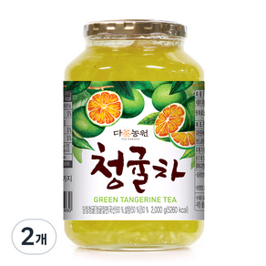 다농원 청귤차, 2kg, 1개입, 2개