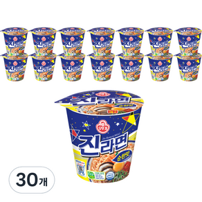 오뚜기 진라면 순한맛 컵 65g, 30개