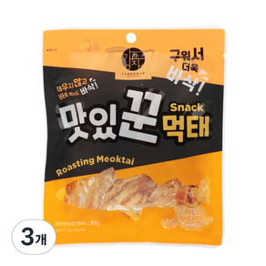 강고집 맛있꾼 먹태 허니버터맛, 30g, 3개