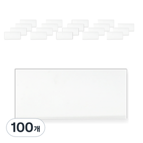 화랑 잘 지워지는 무지 지우개, 화이트, 100개