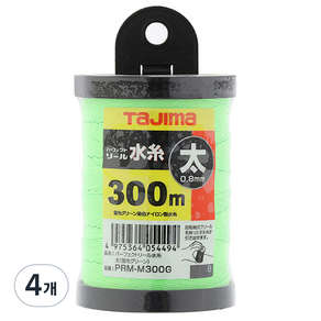 타지마 물실 그린 0.8mm x 300m PRM-M300G, 4개