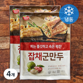 동원 잡채 군만두 (냉동), 600g, 4개