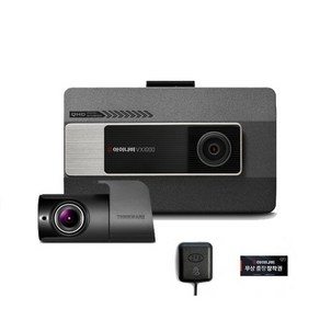 아이나비 전후방 QHD FHD 2채널 블랙박스 VX1000, 64GB, 본품 + 출장장착권 + GPS 안테나 + 메모리