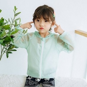 베베니즈 여아용 심플컬러 데일리 바람막이