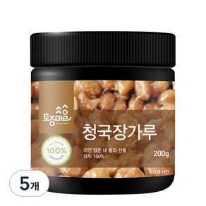 토종마을 청국장가루, 200g, 5개