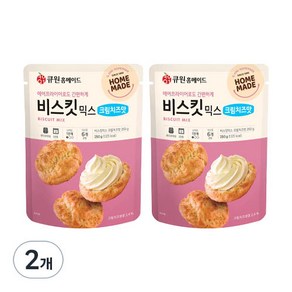 큐원 홈메이드 비스킷믹스 크림치즈맛, 2개, 250g