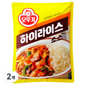 오뚜기 하이라이스 분말, 1kg, 2개