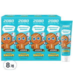 2080 쿠키런 브레이브 치약, 100g, 8개